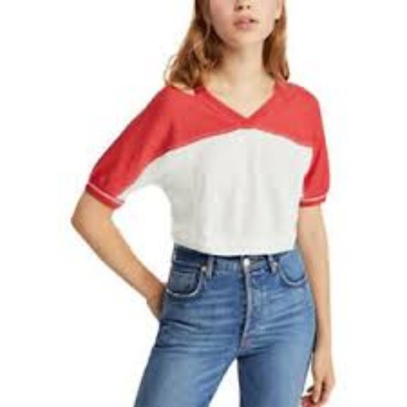 Free People Tops - Free People Field Goal Cropped T-Shirt